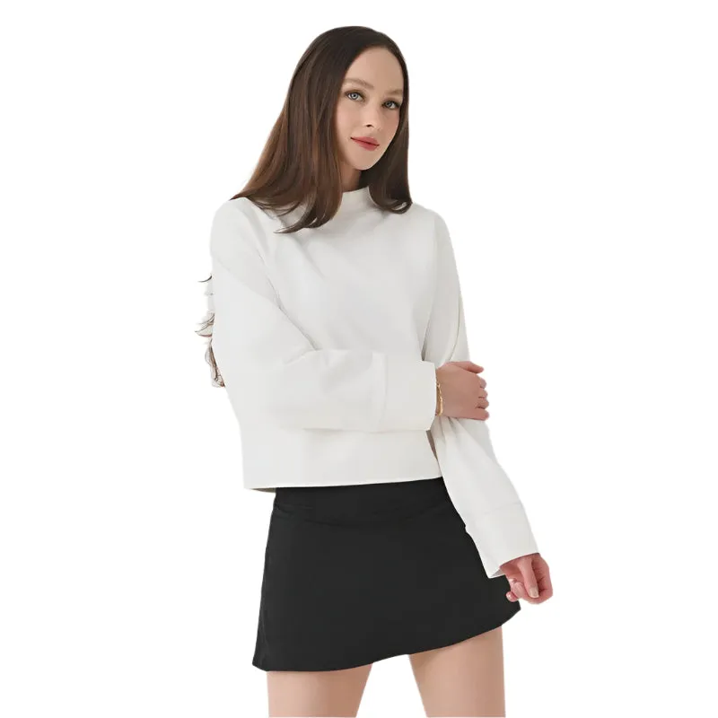 On Women's Crew Neck - Undyed-White