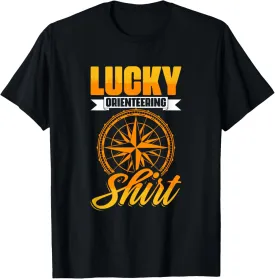Orienteer Compass Hiking Lucky Orienteering T-Shirt