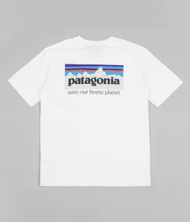 Patagonia P-6 Mission Organic T-Shirt - White