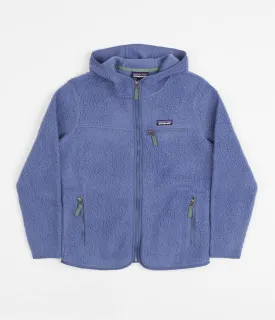 Patagonia Womens Retro Pile Hooded Fleece - Current Blue