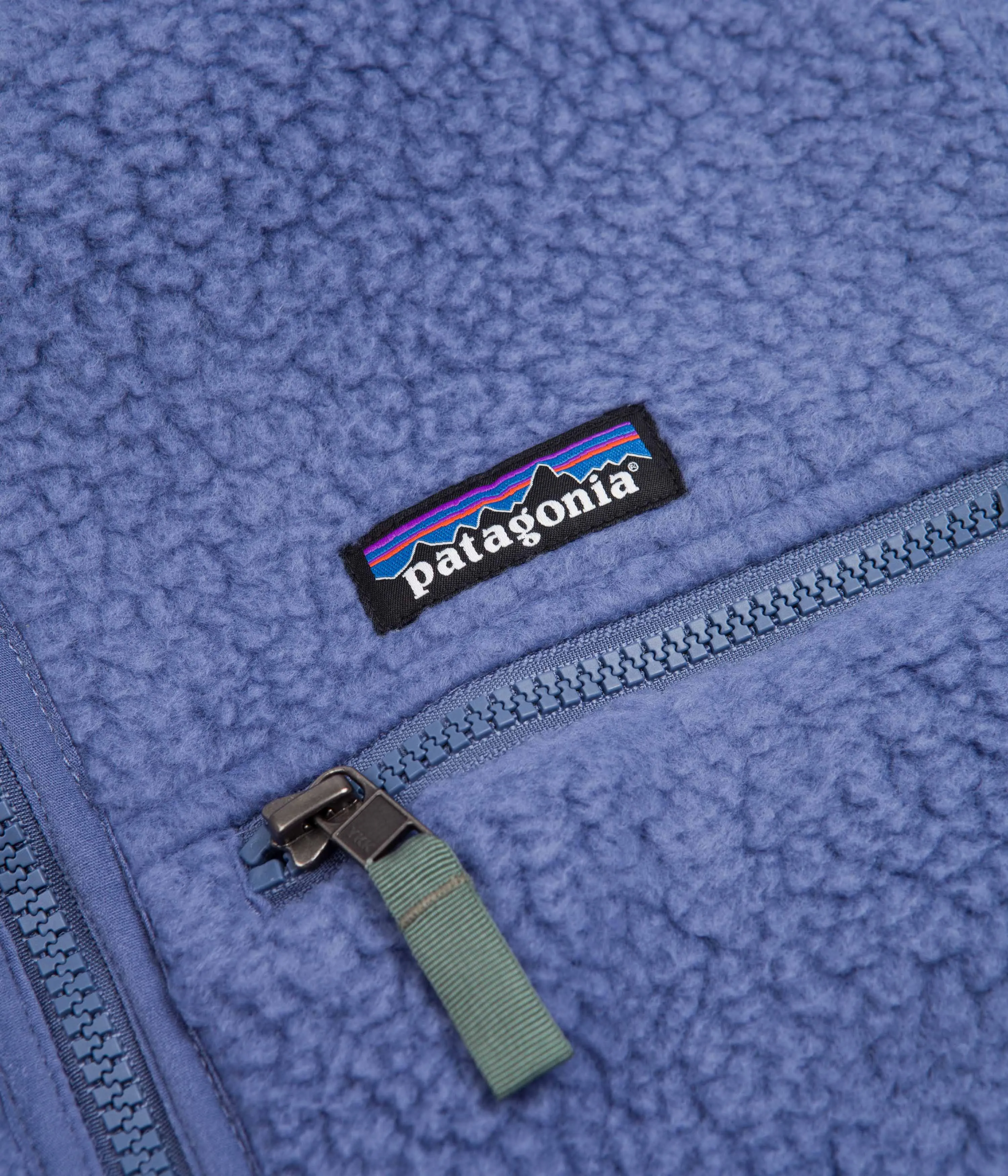 Patagonia Womens Retro Pile Hooded Fleece - Current Blue