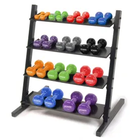 Power Systems Horizontal Dumbbell, 4 Tier Rack