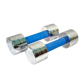 Prokick Steel Round Dumbbells with Grip