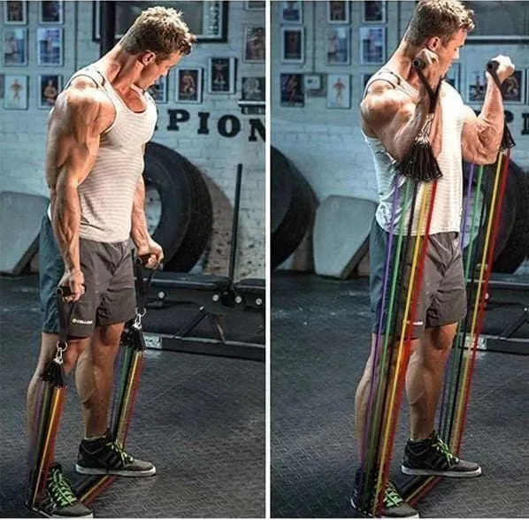 Resistance Bands Workout Exercise 11 PCS Set