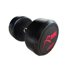 Rival Round Rubber Dumbbells - 40kg Pair