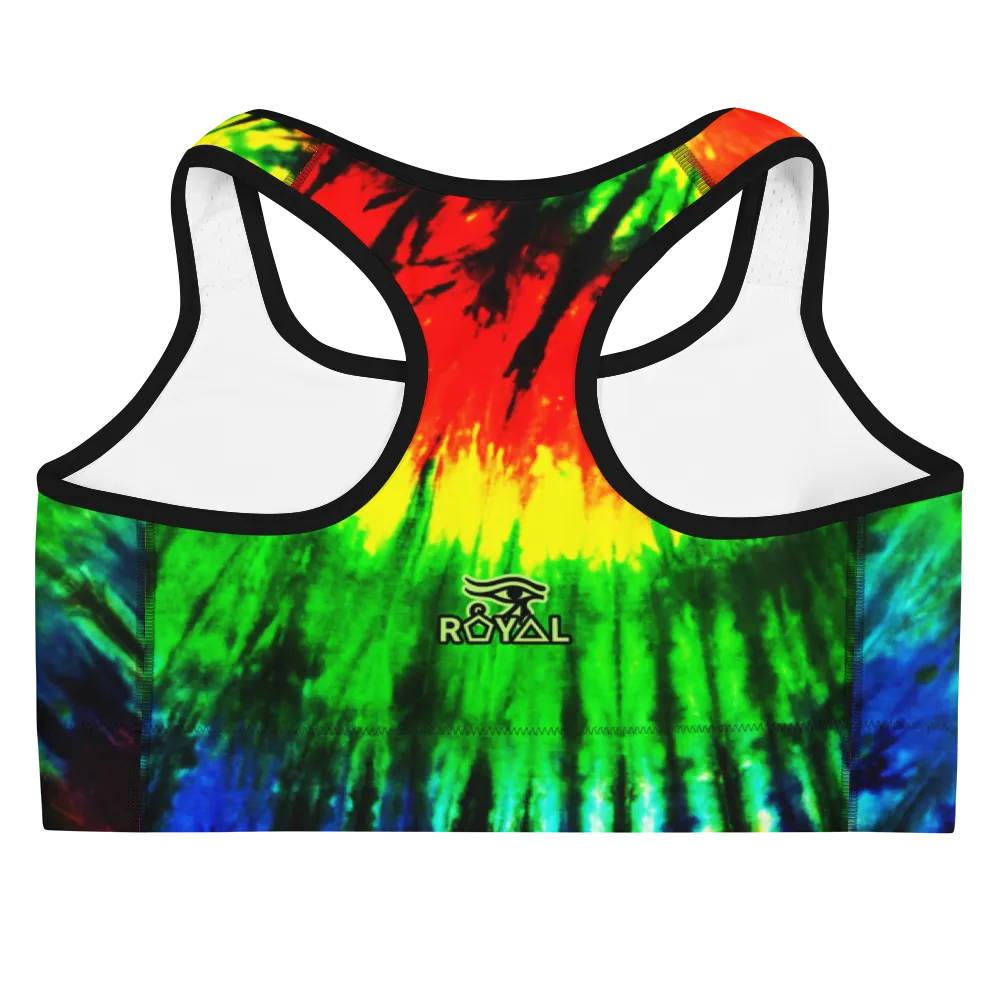ROYAL. |  Urban Resort | CONSCIOUS CULTURE Eye of Ra Fashion Sports Bra RASTA 3