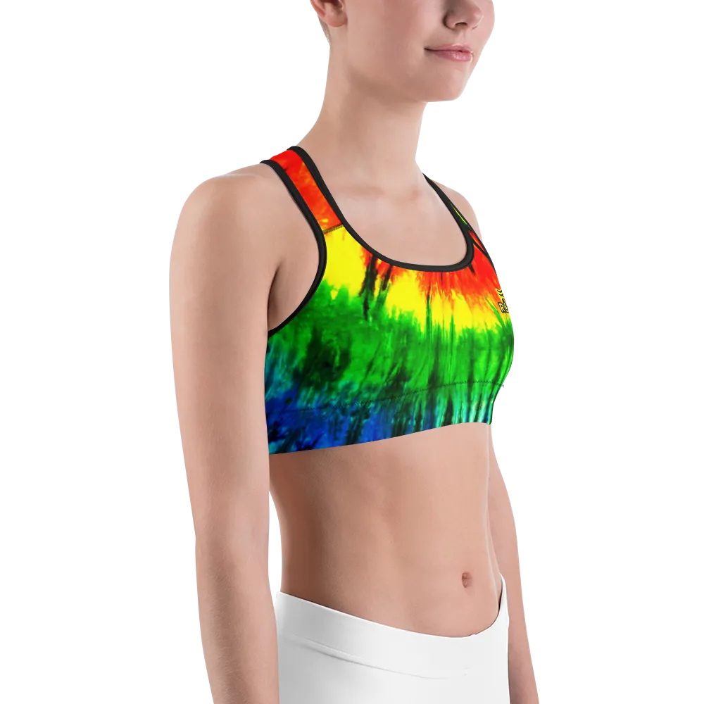 ROYAL. |  Urban Resort | CONSCIOUS CULTURE Eye of Ra Fashion Sports Bra RASTA 3