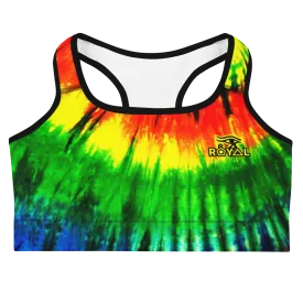ROYAL. |  Urban Resort | CONSCIOUS CULTURE Eye of Ra Fashion Sports Bra RASTA 3