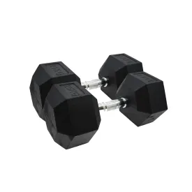 Rubber Hex Dumbbells