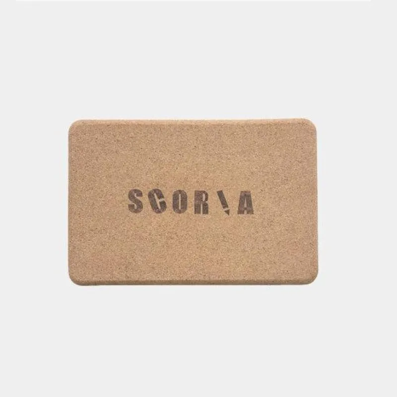 Scoria World Moon Cork Yoga Block