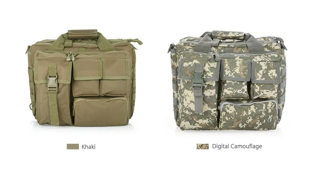 Sidiou Group Outlife Outdoor Military Computer Shoulder Messenger Bag Handbag Briefcase