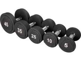 Sportgear Urethane Dumbbell Set 55 to 100 lbs