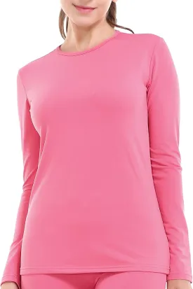 Subuteay Womens Thermal Tops Turtleneck Crew Neck Fleece Lined Shirt Long Sleeve Base Layer Undershirt