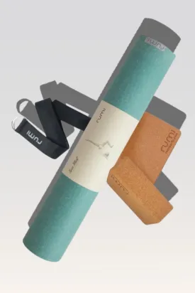 Sun Yoga Mat Bundle - Peacock