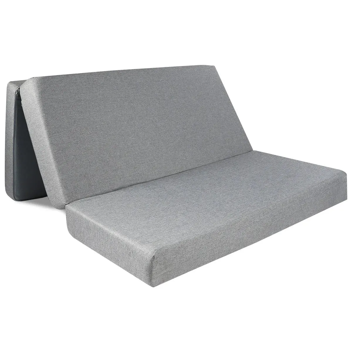 Tri-Fold Foam Folding Mattress and Sofa Bed