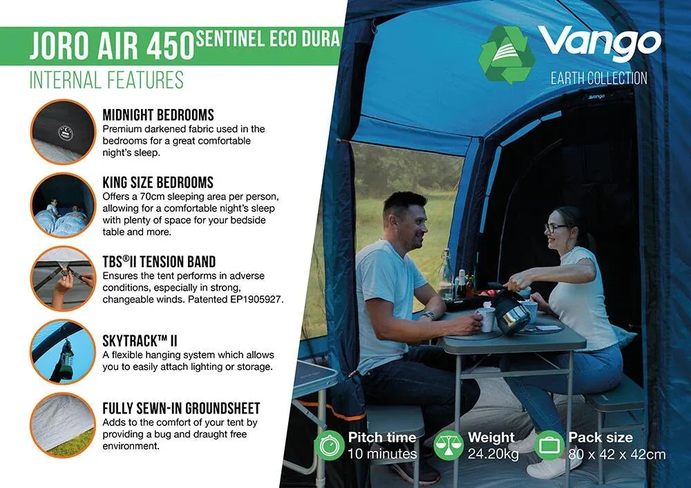 Vango Joro Air 600XL Sentinel Eco Dura Package Tent