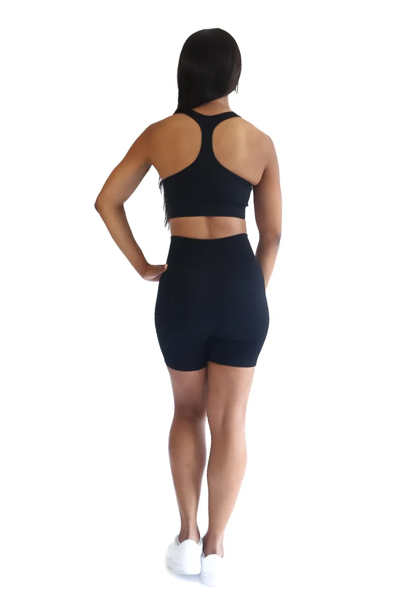 Victoria Zip Sports Bra