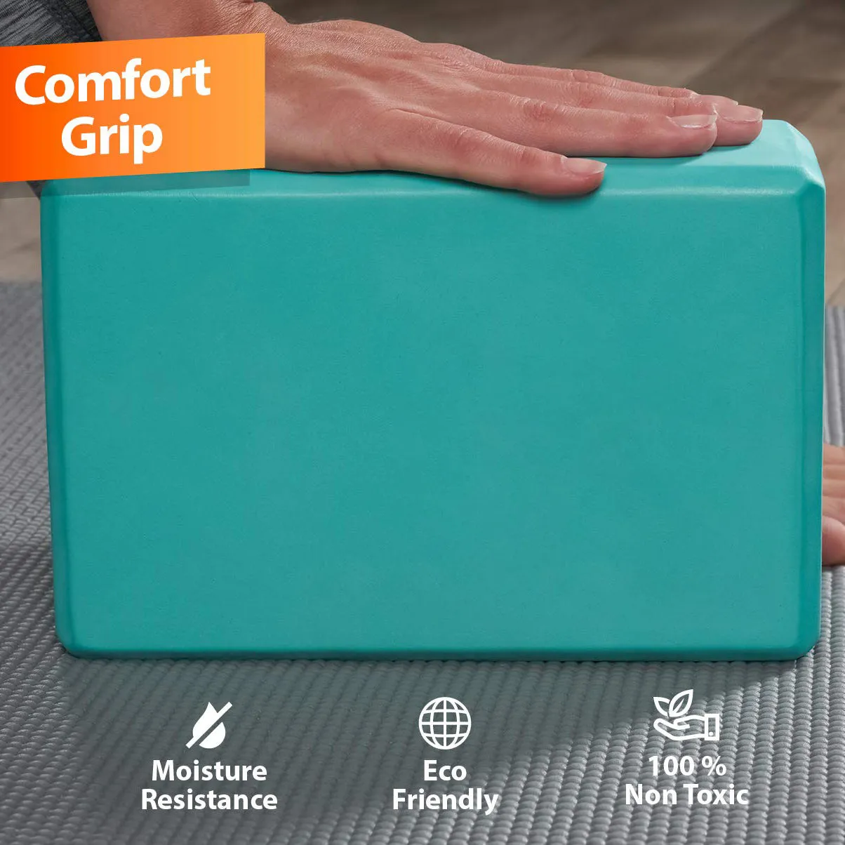 Yoga Foam Blocks Pilates Brick Home Exercise Fitness Stretching Gym Aid Sport AU