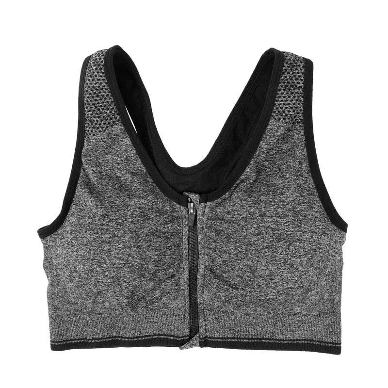 Zipper Sports Bras