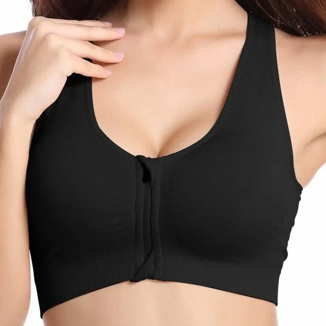 Zipper Sports Bras