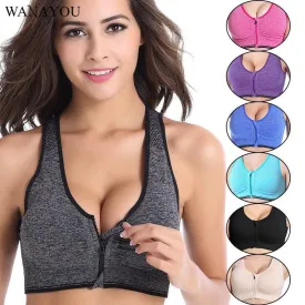 Zipper Sports Bras